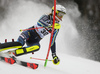 Charlotta Saefvenberg of Sweden skiing in the first run of the women slalom race of the Audi FIS Alpine skiing World cup on Sljeme above Zagreb, Croatia. Women slalom race of the Audi FIS Alpine skiing World cup season 2018-2019 was held on Sljeme above Zagreb, Croatia, on Saturday, 5thth of January 2019.
