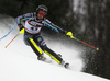 Sara Hector of Sweden skiing in the first run of the women slalom race of the Audi FIS Alpine skiing World cup on Sljeme above Zagreb, Croatia. Women slalom race of the Audi FIS Alpine skiing World cup season 2018-2019 was held on Sljeme above Zagreb, Croatia, on Saturday, 5thth of January 2019.
