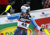 Nella Korpio of Finland reacts in the finish of the second run of the women slalom race of the Audi FIS Alpine skiing World cup on Sljeme above Zagreb, Croatia. Women slalom race of the Audi FIS Alpine skiing World cup season 2018-2019 was held on Sljeme above Zagreb, Croatia, on Saturday, 5thth of January 2019.
