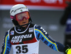 Magdalena Fjaellstroem of Sweden reacts in the finish of the second run of the women slalom race of the Audi FIS Alpine skiing World cup on Sljeme above Zagreb, Croatia. Women slalom race of the Audi FIS Alpine skiing World cup season 2018-2019 was held on Sljeme above Zagreb, Croatia, on Saturday, 5thth of January 2019.
