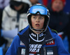 Nella Korpio of Finland in the finish of the second run of the women slalom race of the Audi FIS Alpine skiing World cup on Sljeme above Zagreb, Croatia. Women slalom race of the Audi FIS Alpine skiing World cup season 2018-2019 was held on Sljeme above Zagreb, Croatia, on Saturday, 5thth of January 2019.
