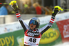 Franziska Gritsch of Austria reacts in the finish of the second run of the women slalom race of the Audi FIS Alpine skiing World cup on Sljeme above Zagreb, Croatia. Women slalom race of the Audi FIS Alpine skiing World cup season 2018-2019 was held on Sljeme above Zagreb, Croatia, on Saturday, 5thth of January 2019.
