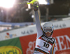 Christina Geiger of Germany reacts in the finish of the second run of the women slalom race of the Audi FIS Alpine skiing World cup on Sljeme above Zagreb, Croatia. Women slalom race of the Audi FIS Alpine skiing World cup season 2018-2019 was held on Sljeme above Zagreb, Croatia, on Saturday, 5thth of January 2019.
