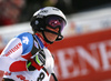 Michelle Gisin of Switzerland reacts in the finish of the second run of the women slalom race of the Audi FIS Alpine skiing World cup on Sljeme above Zagreb, Croatia. Women slalom race of the Audi FIS Alpine skiing World cup season 2018-2019 was held on Sljeme above Zagreb, Croatia, on Saturday, 5thth of January 2019.
