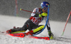 Mikaela Shiffrin of USA skiing in the first run of the women slalom race of the Audi FIS Alpine skiing World cup Flachau, Austria. Women slalom race of the Audi FIS Alpine skiing World cup season 2018-2019 was held Flachau, Austria, on Tuesday, 8th of January 2019.
