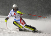 Wendy Holdener of Switzerland skiing in the first run of the women slalom race of the Audi FIS Alpine skiing World cup Flachau, Austria. Women slalom race of the Audi FIS Alpine skiing World cup season 2018-2019 was held Flachau, Austria, on Tuesday, 8th of January 2019.
