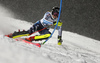 Riikka Honkanen of Finland skiing in the first run of the women slalom race of the Audi FIS Alpine skiing World cup Flachau, Austria. Women slalom race of the Audi FIS Alpine skiing World cup season 2018-2019 was held Flachau, Austria, on Tuesday, 8th of January 2019.
