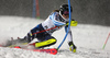 Riikka Honkanen of Finland skiing in the first run of the women slalom race of the Audi FIS Alpine skiing World cup Flachau, Austria. Women slalom race of the Audi FIS Alpine skiing World cup season 2018-2019 was held Flachau, Austria, on Tuesday, 8th of January 2019.
