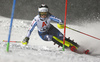 Nella Korpio of Finland skiing in the first run of the women slalom race of the Audi FIS Alpine skiing World cup Flachau, Austria. Women slalom race of the Audi FIS Alpine skiing World cup season 2018-2019 was held Flachau, Austria, on Tuesday, 8th of January 2019.
