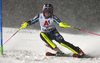 Frida Hansdotter of Sweden skiing in the first run of the women slalom race of the Audi FIS Alpine skiing World cup Flachau, Austria. Women slalom race of the Audi FIS Alpine skiing World cup season 2018-2019 was held Flachau, Austria, on Tuesday, 8th of January 2019.
