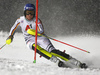 Christina Geiger of Germany skiing in the first run of the women slalom race of the Audi FIS Alpine skiing World cup Flachau, Austria. Women slalom race of the Audi FIS Alpine skiing World cup season 2018-2019 was held Flachau, Austria, on Tuesday, 8th of January 2019.
