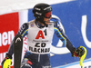 Sara Hector of Sweden reacts in finish of the second run of the women slalom race of the Audi FIS Alpine skiing World cup Flachau, Austria. Women slalom race of the Audi FIS Alpine skiing World cup season 2018-2019 was held Flachau, Austria, on Tuesday, 8th of January 2019.
