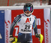 Ylva Staalnacke of Sweden reacts in finish of the second run of the women slalom race of the Audi FIS Alpine skiing World cup Flachau, Austria. Women slalom race of the Audi FIS Alpine skiing World cup season 2018-2019 was held Flachau, Austria, on Tuesday, 8th of January 2019.
