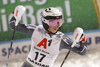 Kristin Lysdahl of Norway reacts in finish of the second run of the women slalom race of the Audi FIS Alpine skiing World cup Flachau, Austria. Women slalom race of the Audi FIS Alpine skiing World cup season 2018-2019 was held Flachau, Austria, on Tuesday, 8th of January 2019.
