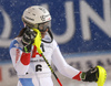 Wendy Holdener of Switzerland reacts in finish of the second run of the women slalom race of the Audi FIS Alpine skiing World cup Flachau, Austria. Women slalom race of the Audi FIS Alpine skiing World cup season 2018-2019 was held Flachau, Austria, on Tuesday, 8th of January 2019.
