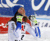 Winner Petra Vlhova of Slovakia reacts in finish of the second run of the women slalom race of the Audi FIS Alpine skiing World cup Flachau, Austria. Women slalom race of the Audi FIS Alpine skiing World cup season 2018-2019 was held Flachau, Austria, on Tuesday, 8th of January 2019.
