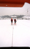 Swix technicians testing waxes and skis before beginning of Kitzbuehel World Cup races. Ski testing was done small ski hill in Reith bei Kitzbuehel on early Thursday morning of 24th of January 2019.
