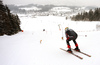 Swix technicians testing waxes and skis before beginning of Kitzbuehel World Cup races. Ski testing was done small ski hill in Reith bei Kitzbuehel on early Thursday morning of 24th of January 2019.
