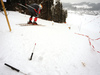 Swix technicians testing waxes and skis before beginning of Kitzbuehel World Cup races. Ski testing was done small ski hill in Reith bei Kitzbuehel on early Thursday morning of 24th of January 2019.
