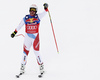 Second placed Beat Feuz of Switzerland reacts in finish of the men downhill race of the Audi FIS Alpine skiing World cup Kitzbuehel, Austria. Men downhill Hahnenkamm race of the Audi FIS Alpine skiing World cup season 2018-2019 was held Kitzbuehel, Austria, on Friday, 25th of January 2019.
