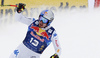 Winner Dominik Paris of Italy reacts in finish of the men downhill race of the Audi FIS Alpine skiing World cup Kitzbuehel, Austria. Men downhill Hahnenkamm race of the Audi FIS Alpine skiing World cup season 2018-2019 was held Kitzbuehel, Austria, on Friday, 25th of January 2019.
