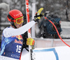 Fourth placed Christof Innerhofer of Italy reacts in finish of the men downhill race of the Audi FIS Alpine skiing World cup Kitzbuehel, Austria. Men downhill Hahnenkamm race of the Audi FIS Alpine skiing World cup season 2018-2019 was held Kitzbuehel, Austria, on Friday, 25th of January 2019.
