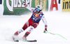 Fifth placed Daniel Danklmaier of Austria reacts in finish of the men downhill race of the Audi FIS Alpine skiing World cup Kitzbuehel, Austria. Men downhill Hahnenkamm race of the Audi FIS Alpine skiing World cup season 2018-2019 was held Kitzbuehel, Austria, on Friday, 25th of January 2019.
