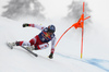 Matthias Mayer of Austria skiing during men downhill race of the Audi FIS Alpine skiing World cup Kitzbuehel, Austria. Men downhill Hahnenkamm race of the Audi FIS Alpine skiing World cup season 2018-2019 was held Kitzbuehel, Austria, on Friday, 25th of January 2019.
