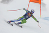 Martin Cater of Slovenia skiing during men downhill race of the Audi FIS Alpine skiing World cup Kitzbuehel, Austria. Men downhill Hahnenkamm race of the Audi FIS Alpine skiing World cup season 2018-2019 was held Kitzbuehel, Austria, on Friday, 25th of January 2019.
