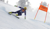 Marko Vukicevic of Serbia skiing during men downhill race of the Audi FIS Alpine skiing World cup Kitzbuehel, Austria. Men downhill Hahnenkamm race of the Audi FIS Alpine skiing World cup season 2018-2019 was held Kitzbuehel, Austria, on Friday, 25th of January 2019.

