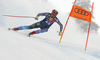 Alexander Koell of Sweden skiing during men downhill race of the Audi FIS Alpine skiing World cup Kitzbuehel, Austria. Men downhill Hahnenkamm race of the Audi FIS Alpine skiing World cup season 2018-2019 was held Kitzbuehel, Austria, on Friday, 25th of January 2019.
