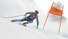 Alexander Koell of Sweden skiing during men downhill race of the Audi FIS Alpine skiing World cup Kitzbuehel, Austria. Men downhill Hahnenkamm race of the Audi FIS Alpine skiing World cup season 2018-2019 was held Kitzbuehel, Austria, on Friday, 25th of January 2019.
