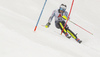 Jens Henttinen of Finland skiing during first run of men slalom race of the Audi FIS Alpine skiing World cup Kitzbuehel, Austria. Men slalom Hahnenkamm race of the Audi FIS Alpine skiing World cup season 2018-2019 was held Kitzbuehel, Austria, on Saturday, 26th of January 2019.
