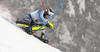 Jens Henttinen of Finland skiing during first run of men slalom race of the Audi FIS Alpine skiing World cup Kitzbuehel, Austria. Men slalom Hahnenkamm race of the Audi FIS Alpine skiing World cup season 2018-2019 was held Kitzbuehel, Austria, on Saturday, 26th of January 2019.
