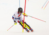 Winner Clement Noel of France skiing in the second run of men slalom race of the Audi FIS Alpine skiing World cup Kitzbuehel, Austria. Men slalom Hahnenkamm race of the Audi FIS Alpine skiing World cup season 2018-2019 was held Kitzbuehel, Austria, on Saturday, 26th of January 2019.
