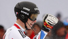 Winner Clement Noel of France reacts in finish of the second run of men slalom race of the Audi FIS Alpine skiing World cup Kitzbuehel, Austria. Men slalom Hahnenkamm race of the Audi FIS Alpine skiing World cup season 2018-2019 was held Kitzbuehel, Austria, on Saturday, 26th of January 2019.
