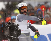 Jonathan Nordbotten of Norway reacts in finish of the second run of men slalom race of the Audi FIS Alpine skiing World cup Kitzbuehel, Austria. Men slalom Hahnenkamm race of the Audi FIS Alpine skiing World cup season 2018-2019 was held Kitzbuehel, Austria, on Saturday, 26th of January 2019.
