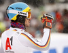 Felix Neureuther of Germany reacts in finish of the second run of men slalom race of the Audi FIS Alpine skiing World cup Kitzbuehel, Austria. Men slalom Hahnenkamm race of the Audi FIS Alpine skiing World cup season 2018-2019 was held Kitzbuehel, Austria, on Saturday, 26th of January 2019.
