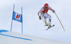 Josef Ferstl of Germany skiing during super-g race of the Audi FIS Alpine skiing World cup Kitzbuehel, Austria. Men super-g Hahnenkamm race of the Audi FIS Alpine skiing World cup season 2018-2019 was held Kitzbuehel, Austria, on Sunday, 27th of January 2019.
