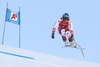 Matthias Mayer of Austria skiing during super-g race of the Audi FIS Alpine skiing World cup Kitzbuehel, Austria. Men super-g Hahnenkamm race of the Audi FIS Alpine skiing World cup season 2018-2019 was held Kitzbuehel, Austria, on Sunday, 27th of January 2019.
