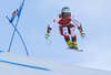 Vincent Kriechmayr of Austria skiing during super-g race of the Audi FIS Alpine skiing World cup Kitzbuehel, Austria. Men super-g Hahnenkamm race of the Audi FIS Alpine skiing World cup season 2018-2019 was held Kitzbuehel, Austria, on Sunday, 27th of January 2019.
