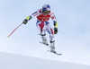 Alexis Pinturault of France skiing during super-g race of the Audi FIS Alpine skiing World cup Kitzbuehel, Austria. Men super-g Hahnenkamm race of the Audi FIS Alpine skiing World cup season 2018-2019 was held Kitzbuehel, Austria, on Sunday, 27th of January 2019.
