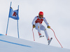 Christof Innerhofer of Italy skiing during super-g race of the Audi FIS Alpine skiing World cup Kitzbuehel, Austria. Men super-g Hahnenkamm race of the Audi FIS Alpine skiing World cup season 2018-2019 was held Kitzbuehel, Austria, on Sunday, 27th of January 2019.
