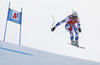 Johan Clarey of France skiing during super-g race of the Audi FIS Alpine skiing World cup Kitzbuehel, Austria. Men super-g Hahnenkamm race of the Audi FIS Alpine skiing World cup season 2018-2019 was held Kitzbuehel, Austria, on Sunday, 27th of January 2019.
