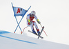 skiing during super-g race of the Audi FIS Alpine skiing World cup Kitzbuehel, Austria. Men super-g Hahnenkamm race of the Audi FIS Alpine skiing World cup season 2018-2019 was held Kitzbuehel, Austria, on Sunday, 27th of January 2019.
