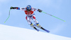 Nils Allegre of France skiing during super-g race of the Audi FIS Alpine skiing World cup Kitzbuehel, Austria. Men super-g Hahnenkamm race of the Audi FIS Alpine skiing World cup season 2018-2019 was held Kitzbuehel, Austria, on Sunday, 27th of January 2019.
