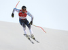 Andreas Romar of Finland skiing during super-g race of the Audi FIS Alpine skiing World cup Kitzbuehel, Austria. Men super-g Hahnenkamm race of the Audi FIS Alpine skiing World cup season 2018-2019 was held Kitzbuehel, Austria, on Sunday, 27th of January 2019.
