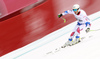 Johan Clarey of France skiing during second training for the downhill race of the Audi FIS Alpine skiing World cup Garmisch-Partenkirchen, Germany. Second training for the downhill men race of the Audi FIS Alpine skiing World cup season 2018-2019 was held on Kandahar course in Garmisch-Partenkirchen, Germany, on Friday, 1st of February 2019.
