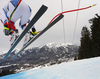 Nicolas Raffort of France skiing during second training for the downhill race of the Audi FIS Alpine skiing World cup Garmisch-Partenkirchen, Germany. Second training for the downhill men race of the Audi FIS Alpine skiing World cup season 2018-2019 was held on Kandahar course in Garmisch-Partenkirchen, Germany, on Friday, 1st of February 2019.
