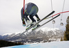 Stian Saugestad of Norway skiing during second training for the downhill race of the Audi FIS Alpine skiing World cup Garmisch-Partenkirchen, Germany. Second training for the downhill men race of the Audi FIS Alpine skiing World cup season 2018-2019 was held on Kandahar course in Garmisch-Partenkirchen, Germany, on Friday, 1st of February 2019.
